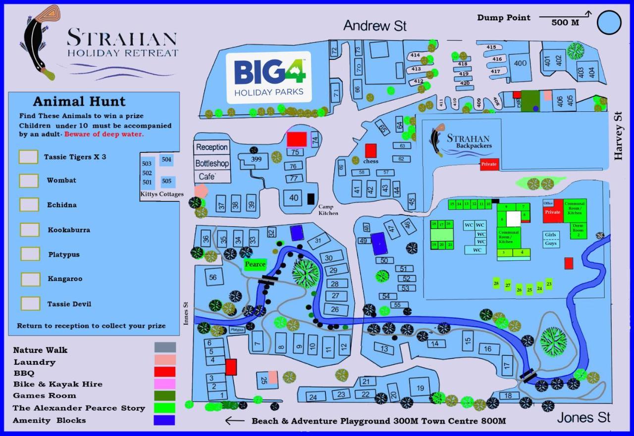Big4 Strahan Holiday Retreat Exterior photo